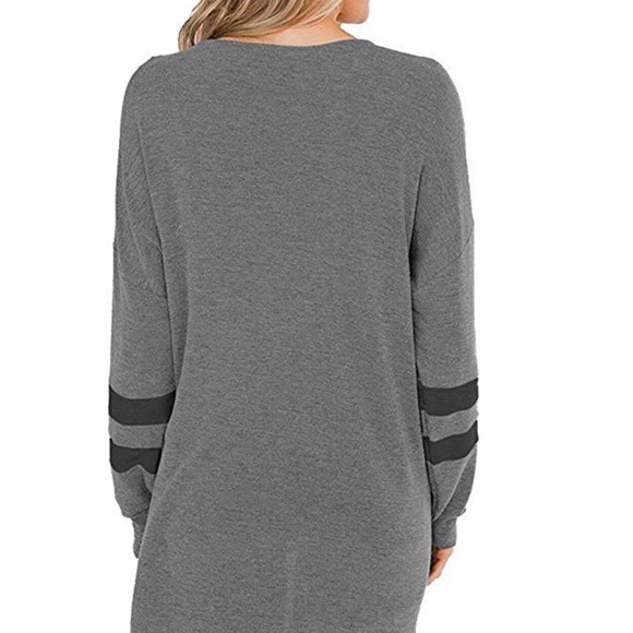 NWOT color block Gray tunic top - Picture 2 of 5